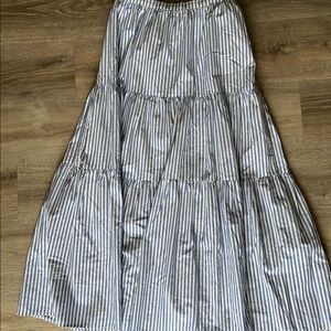 Banana Republic ankle length striped skirt